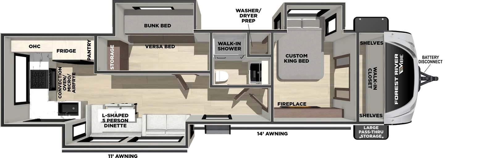 3400SB Floorplan Image